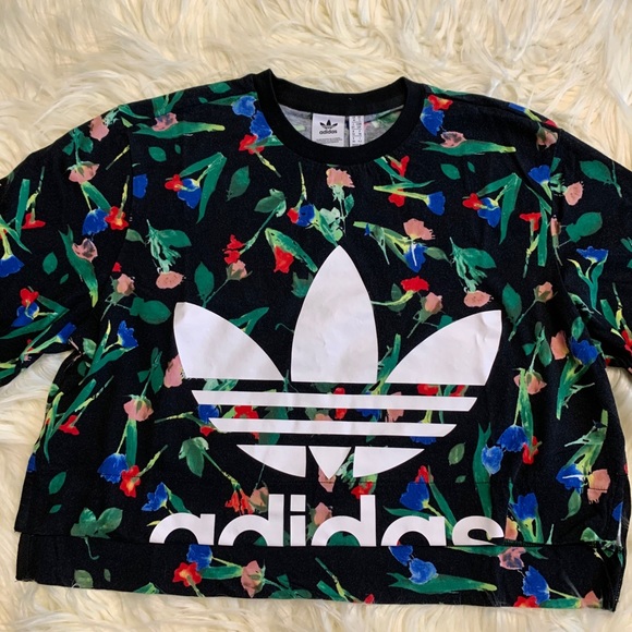 Adidas Bellista Allover Print Floral Set - Picture 6 of 6